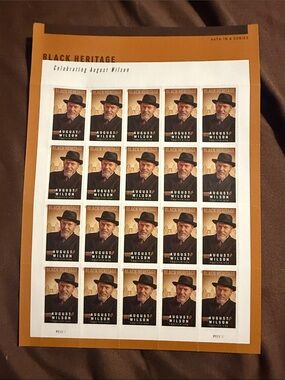 Forever 21 Brown and Black Commemorative Stamp Sheet